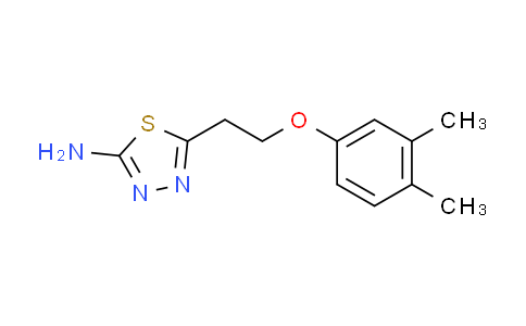 CAS No. 915922-59-7, 5-[2-(3,4-dimethylphenoxy)ethyl]-1,3,4-thiadiazol-2-amine