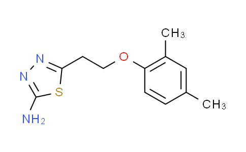 CAS No. 915920-94-4, 5-[2-(2,4-dimethylphenoxy)ethyl]-1,3,4-thiadiazol-2-amine