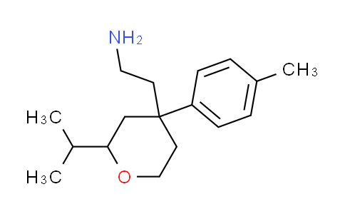 CAS No. 672266-20-5, 2-[2-isopropyl-4-(4-methylphenyl)tetrahydro-2H-pyran-4-yl]ethanamine