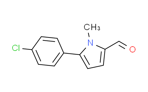 CAS No. 824961-53-7, 5-(4-chlorophenyl)-1-methyl-1H-pyrrole-2-carbaldehyde