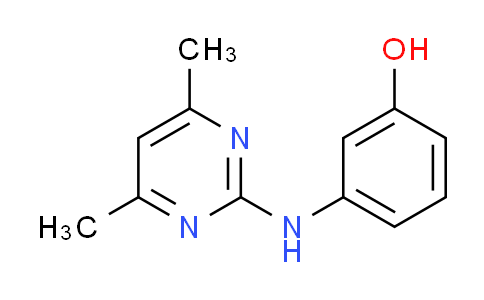 CAS No. 81261-83-8, 3-[(4,6-dimethyl-2-pyrimidinyl)amino]phenol