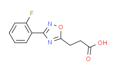 CAS No. 685525-40-0, 3-[3-(2-fluorophenyl)-1,2,4-oxadiazol-5-yl]propanoic acid