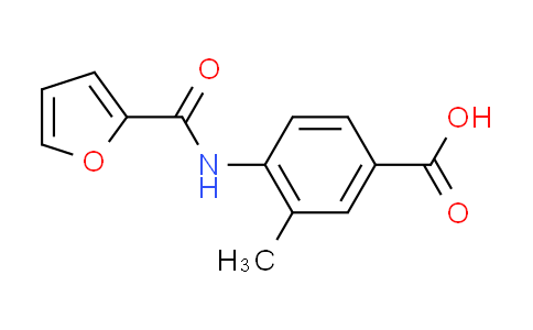 CAS No. 435288-00-9, 4-(2-furoylamino)-3-methylbenzoic acid