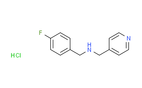 CAS No. 1052418-35-5, (4-fluorobenzyl)(4-pyridinylmethyl)amine hydrochloride