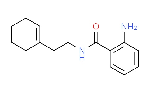 CAS No. 825657-70-3, 2-amino-N-[2-(1-cyclohexen-1-yl)ethyl]benzamide