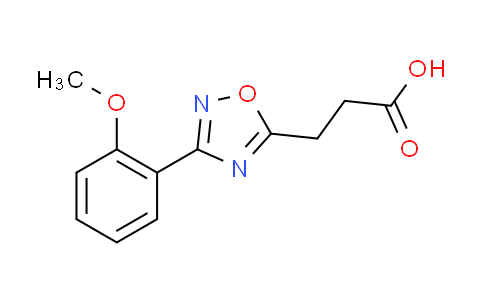 CAS No. 322725-48-4, 3-[3-(2-methoxyphenyl)-1,2,4-oxadiazol-5-yl]propanoic acid