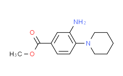 CAS No. 696616-81-6, methyl 3-amino-4-(1-piperidinyl)benzoate