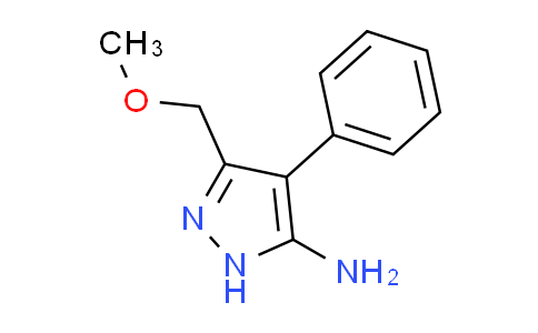 CAS No. 895042-86-1, 3-(methoxymethyl)-4-phenyl-1H-pyrazol-5-amine