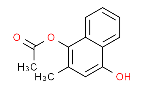 CAS No. 2211-27-0, 4-hydroxy-2-methyl-1-naphthyl acetate