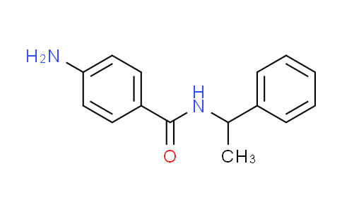 CAS No. 85592-75-2, 4-amino-N-(1-phenylethyl)benzamide
