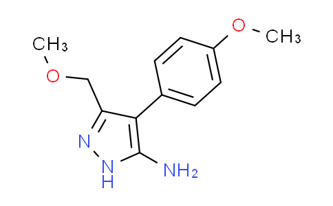 MC614247 | 895010-30-7 | 3-(methoxymethyl)-4-(4-methoxyphenyl)-1H-pyrazol-5-amine