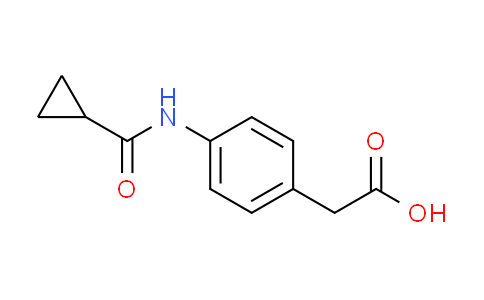 CAS No. 832681-49-9, {4-[(cyclopropylcarbonyl)amino]phenyl}acetic acid