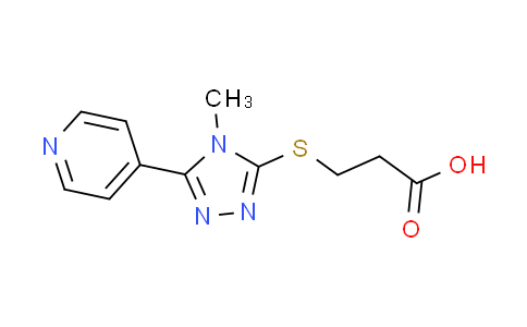 DY614259 | 838843-11-1 | 3-{[4-methyl-5-(4-pyridinyl)-4H-1,2,4-triazol-3-yl]thio}propanoic acid