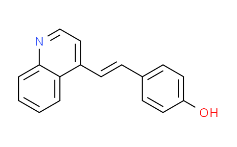 CAS No. 1902965-41-6, 4-[2-(4-quinolinyl)vinyl]phenol