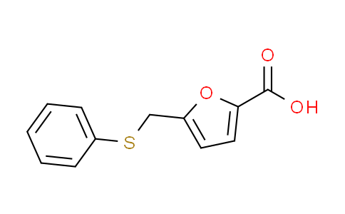 CAS No. 79504-96-4, 5-[(phenylthio)methyl]-2-furoic acid