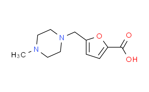 CAS No. 865470-86-6, 5-[(4-methylpiperazin-1-yl)methyl]-2-furoic acid