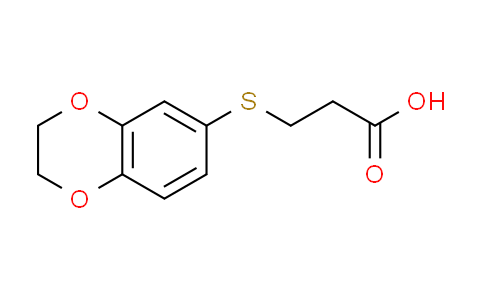 CAS No. 915921-00-5, 3-(2,3-dihydro-1,4-benzodioxin-6-ylthio)propanoic acid