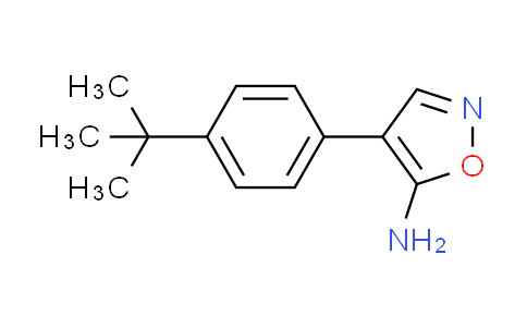 CAS No. 838875-87-9, 4-(4-tert-butylphenyl)-5-isoxazolamine