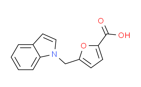 CAS No. 876881-48-0, 5-(1H-indol-1-ylmethyl)-2-furoic acid