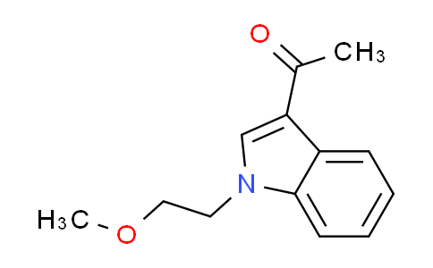 CAS No. 915917-10-1, 1-[1-(2-methoxyethyl)-1H-indol-3-yl]ethanone