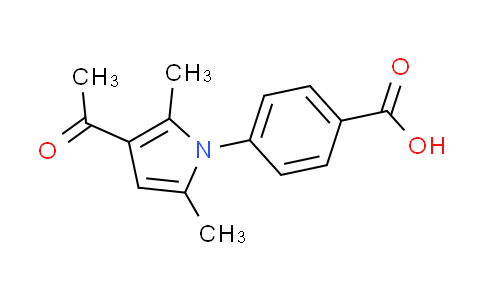 CAS No. 870540-39-9, 4-(3-acetyl-2,5-dimethyl-1H-pyrrol-1-yl)benzoic acid