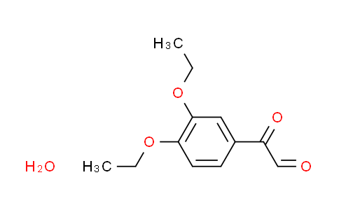 CAS No. 952-17-0, (3,4-diethoxyphenyl)(oxo)acetaldehyde hydrate
