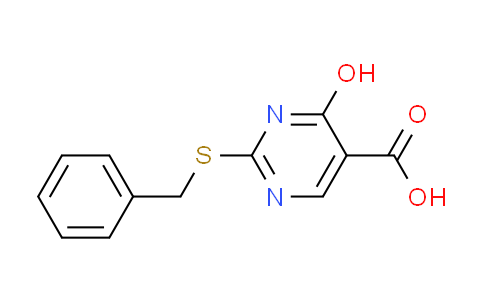 CAS No. 93185-33-2, 2-(benzylthio)-4-hydroxy-5-pyrimidinecarboxylic acid