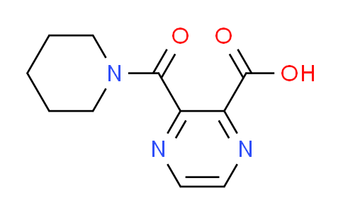 CAS No. 302560-90-3, 3-(1-piperidinylcarbonyl)-2-pyrazinecarboxylic acid
