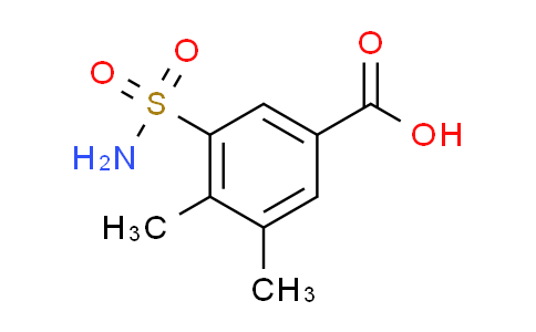 CAS No. 62971-64-6, 3-(aminosulfonyl)-4,5-dimethylbenzoic acid