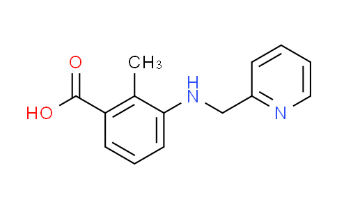 CAS No. 881445-78-9, 2-methyl-3-[(2-pyridinylmethyl)amino]benzoic acid
