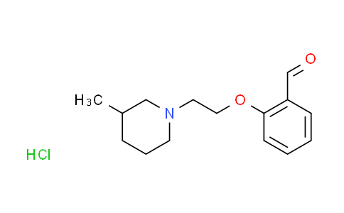 CAS No. 1052414-95-5, 2-[2-(3-methyl-1-piperidinyl)ethoxy]benzaldehyde hydrochloride