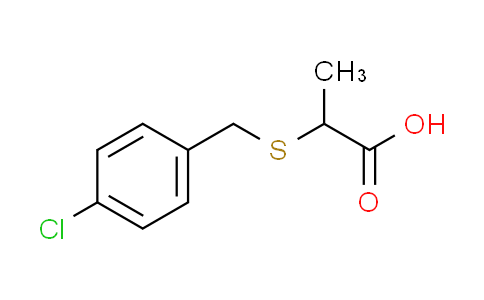 CAS No. 122305-66-2, 2-[(4-chlorobenzyl)thio]propanoic acid