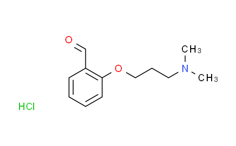 CAS No. 1049691-40-8, 2-[3-(dimethylamino)propoxy]benzaldehyde hydrochloride