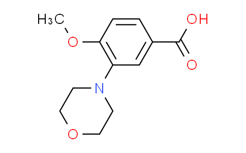 CAS No. 915923-91-0, 4-methoxy-3-(4-morpholinyl)benzoic acid