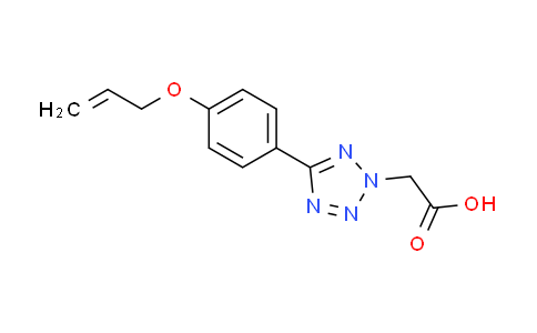 CAS No. 899009-67-7, {5-[4-(allyloxy)phenyl]-2H-tetrazol-2-yl}acetic acid
