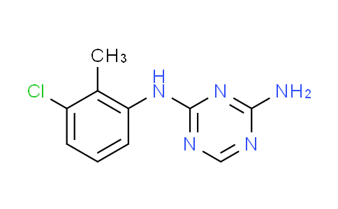 CAS No. 879624-53-0, N-(3-chloro-2-methylphenyl)-1,3,5-triazine-2,4-diamine