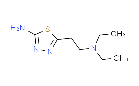 CAS No. 14068-40-7, 5-[2-(diethylamino)ethyl]-1,3,4-thiadiazol-2-amine