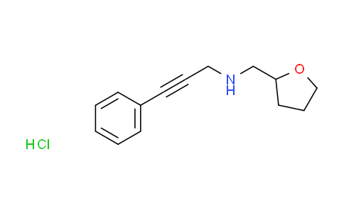 CAS No. 1048947-73-4, (3-phenyl-2-propyn-1-yl)(tetrahydro-2-furanylmethyl)amine hydrochloride