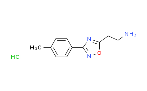 CAS No. 1266694-02-3, {2-[3-(4-methylphenyl)-1,2,4-oxadiazol-5-yl]ethyl}amine hydrochloride
