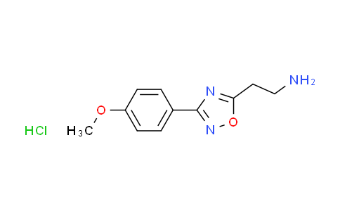 CAS No. 1179374-96-9, {2-[3-(4-methoxyphenyl)-1,2,4-oxadiazol-5-yl]ethyl}amine hydrochloride