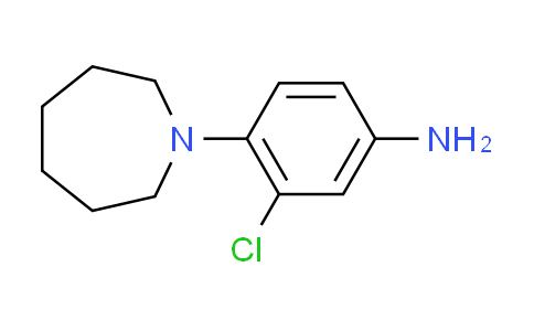 CAS No. 915921-17-4, 4-(1-azepanyl)-3-chloroaniline