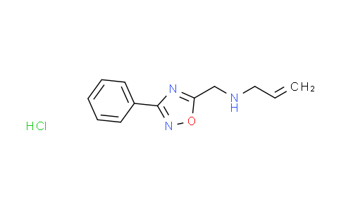 CAS No. 1049696-56-1, N-[(3-phenyl-1,2,4-oxadiazol-5-yl)methyl]-2-propen-1-amine hydrochloride