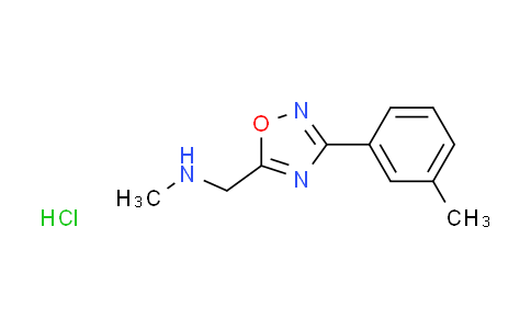 CAS No. 890324-18-2, N-methyl-1-[3-(3-methylphenyl)-1,2,4-oxadiazol-5-yl]methanamine hydrochloride
