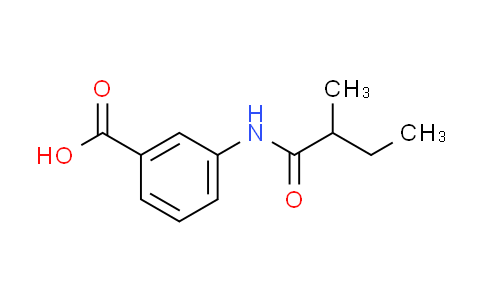 CAS No. 890983-61-6, 3-[(2-methylbutanoyl)amino]benzoic acid