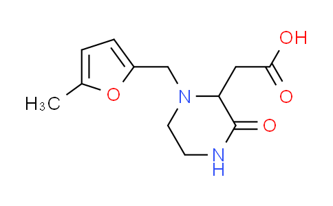 CAS No. 1022919-08-9, {1-[(5-methyl-2-furyl)methyl]-3-oxo-2-piperazinyl}acetic acid