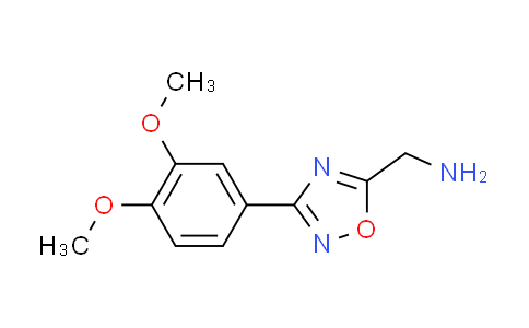 CAS No. 878977-92-5, 1-[3-(3,4-dimethoxyphenyl)-1,2,4-oxadiazol-5-yl]methanamine