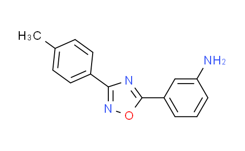 CAS No. 915921-22-1, 3-[3-(4-methylphenyl)-1,2,4-oxadiazol-5-yl]aniline