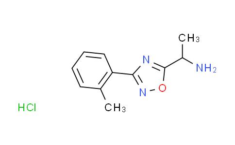 CAS No. 1185294-67-0, {1-[3-(2-methylphenyl)-1,2,4-oxadiazol-5-yl]ethyl}amine hydrochloride