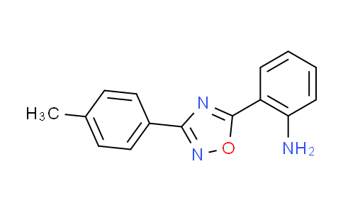 CAS No. 58589-02-9, 2-[3-(4-methylphenyl)-1,2,4-oxadiazol-5-yl]aniline