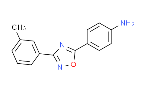 CAS No. 915922-90-6, 4-[3-(3-methylphenyl)-1,2,4-oxadiazol-5-yl]aniline
